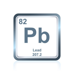 Chemical element lead from the Periodic Table