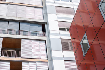 Obraz premium modern building exterior background