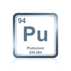 Chemical element plutonium from the Periodic Table