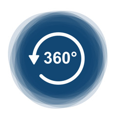 Abstract round button - 360 VR - virtual reality