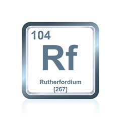 Chemical element rutherfordium from the Periodic Table