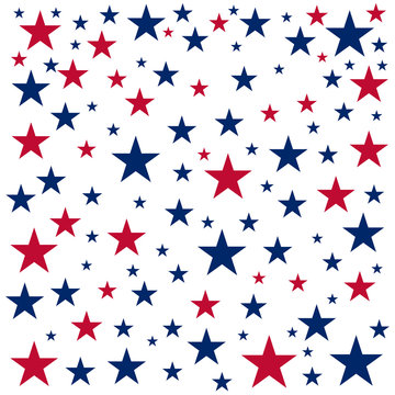 American Independence Day. 4th July. Template background for greeting cards, posters, leaflets and brochure. Vector illustration.