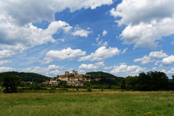 Fototapeta na wymiar Paysage château de Beynac Dordogne