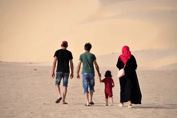 Fotobehang Berberowie na pustyni w Tunezji, mieszkańcy Tunezji  © Albin Marciniak