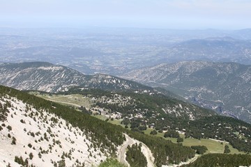 Le mont ventoux dans le Vaucluse,région paca