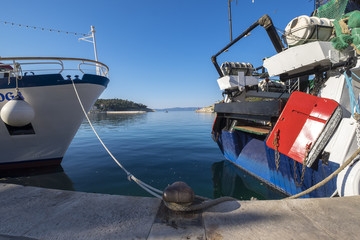 Port of Makarska in  Dalmatia Croatia