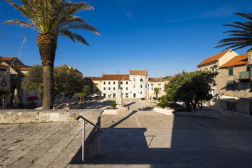 Main square, Makarska, Dalmatia,