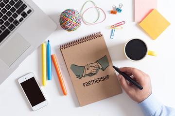 BUSINESS COOPERATION SUCCESS PARTNERSHIP CONCEPT