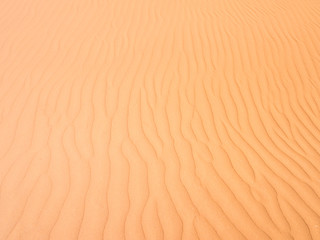 Sand formations on the Namib Desert, Namibia. Close up.