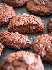 Grain free (gluten free) double chocolate cookies