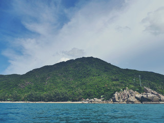 Obraz premium Mountain of donsak at thailand.