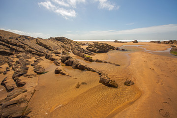 Bude beach scene