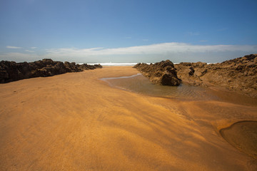 Bude beach scene