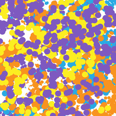 background circles, cells abstract color