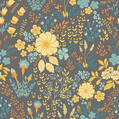 Garden seamless pattern