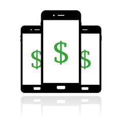 Smartphone Banner - Dollar - Geld