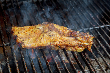 Pork Ribs on the Grill