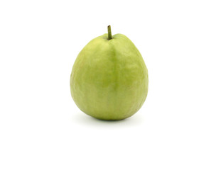 Fresh guava fruit isolated on white background