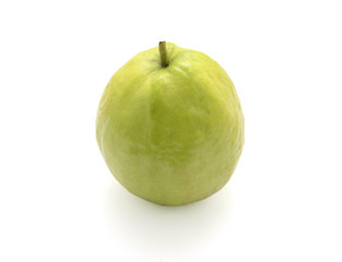 Fresh guava fruit isolated on white background