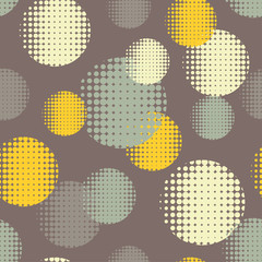 Polka dot seamless pattern. Digital polka dot. Vector illustration. Textile rapport.
