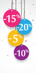Sale discount tags
