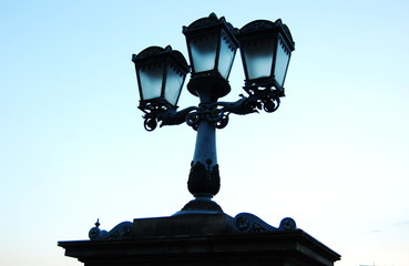 Stara lampa w Budapeszcie