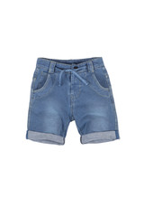 Children's wear - jeans shorts isolated on white background