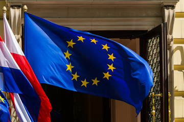 Fototapeta flaga Unii Europejskiej obraz