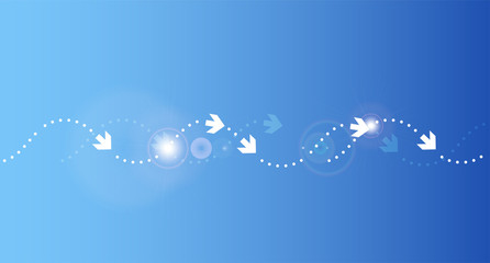 linee colori, frecce, direzioni, ondulazioni