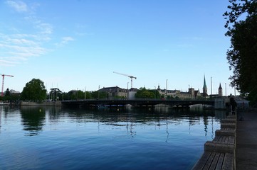 Z&uuml;rchersee in Z&uuml;rich in der Schweiz