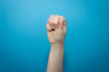 english sign language letter 