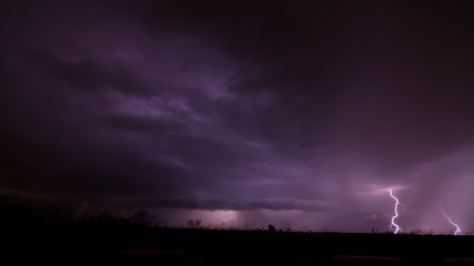 Lightning storm