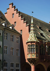 Freiburg, Erker am Historischen Kaufhaus