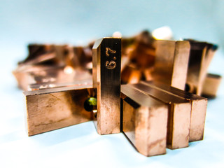 Copper raw metal set