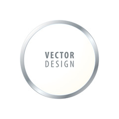 High Quality Luxury Frame on White Background . Vector Isolated Illustration