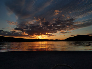 Sunset in Drøbak Norway