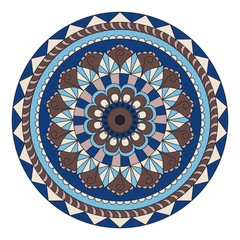 Flower Mandalas. Vintage decorative elements. Oriental pattern, vector illustration. Islam, Arabic, Indian, turkish, pakistan, chinese, ottoman motifs