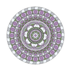 Flower Mandalas. Vintage decorative elements. Oriental pattern, vector illustration. Islam, Arabic, Indian, turkish, pakistan, chinese, ottoman motifs