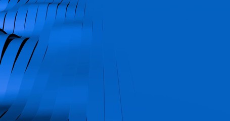 Animated Abstract Blue Wavy Bands