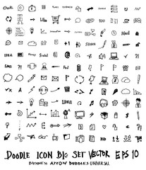 MEGA set of doodles. Super collection of arrow ,business and finance, social media shopping elements. Creative eps10