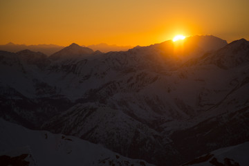 Winter whic snow in Presolana