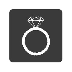 Diamantenring - Hochzeit - Handgezeichnet