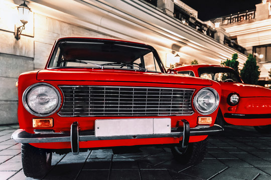 Fototapeta Russian retro sports cars