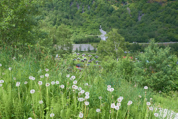 Camping on the nature