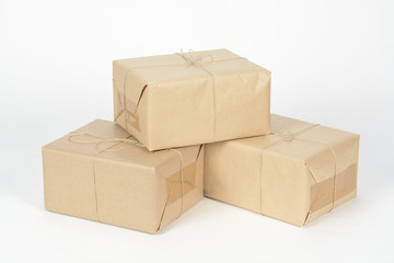 Cajas cerrada lista para envío