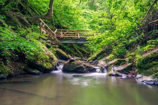 Wasserfall in der Ehrbachklamm im Hunsr&uuml;ck