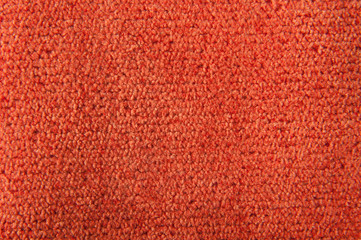 fabric texture orange carpeting for background