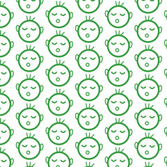 Fototapeta premium Pattern background kid icon