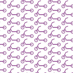 Pattern background scooter children icon