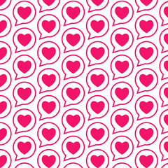 Pattern background Heart icon